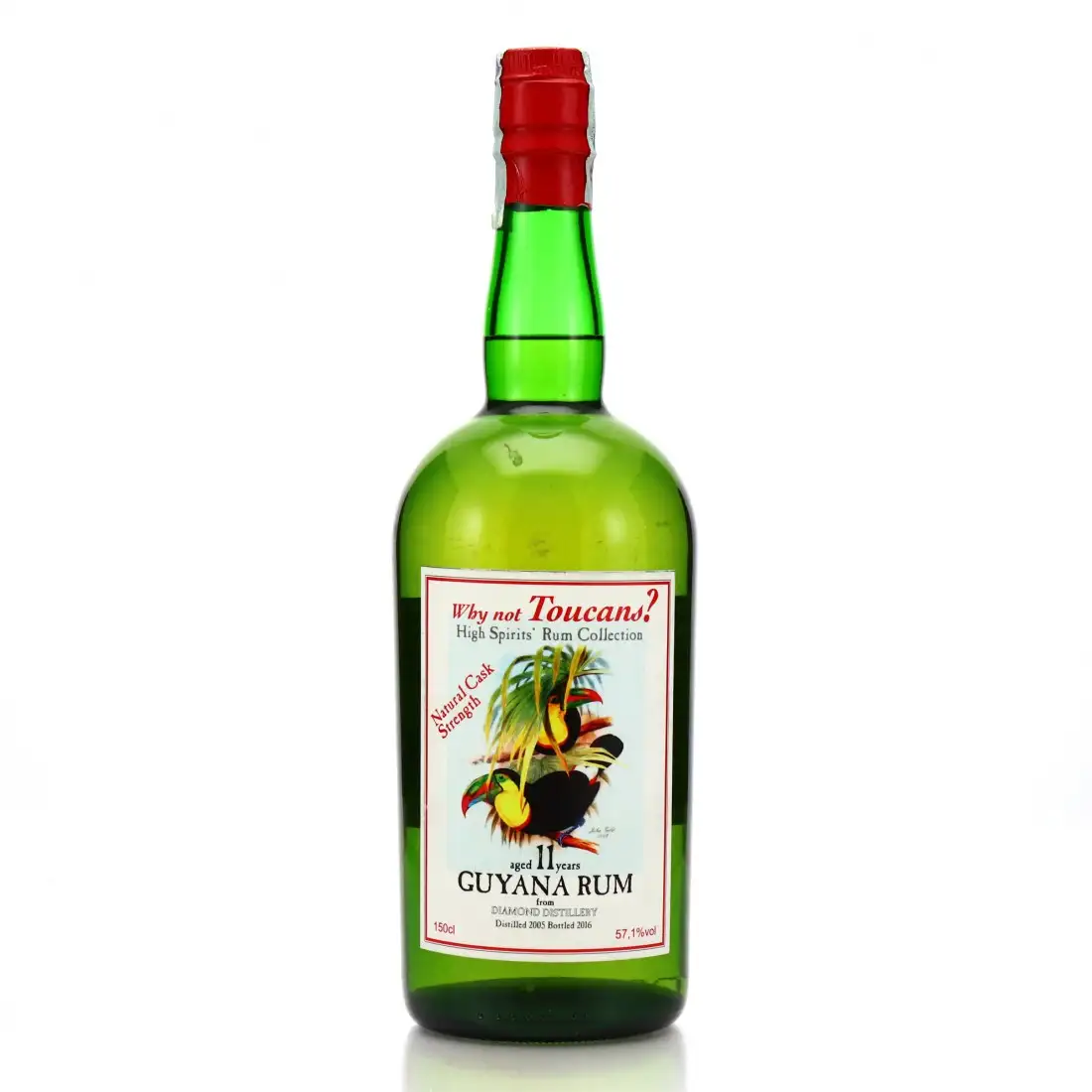 High Spirits Collection Diamond Guyana Rum (Why not Toucan?) Magnum 2005