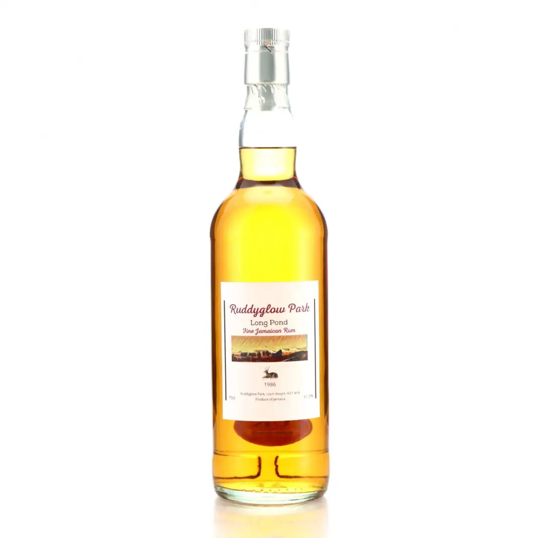 Ruddyglow Park Long Pond Fine Jamaican Rum 1986