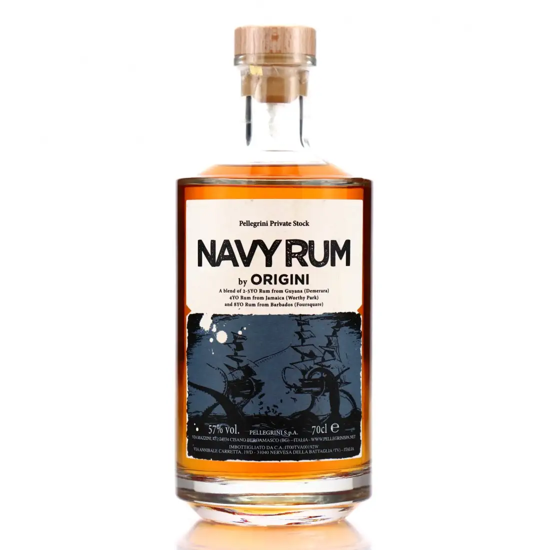 Pellegrini Navy Rum  Private Stock by Origini