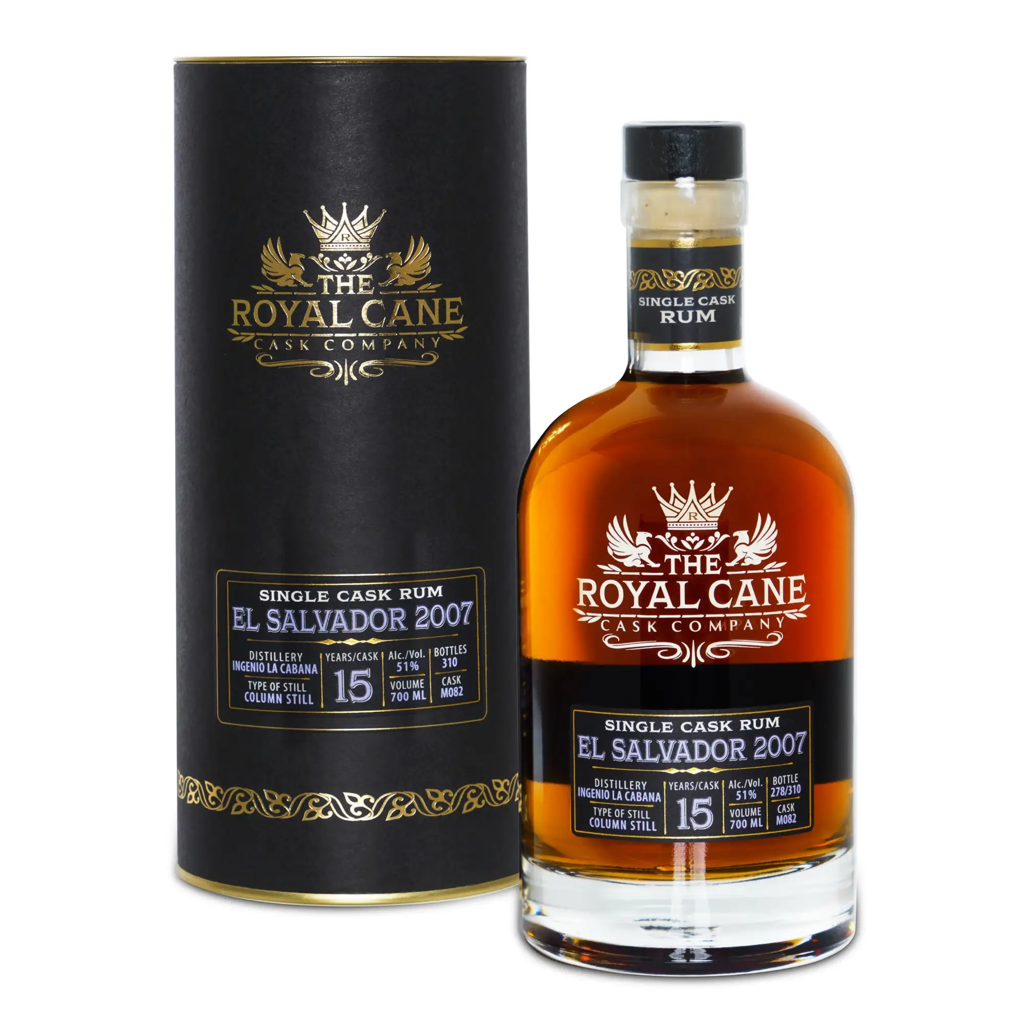 Infinity Spirits La Cabaña The Royal Cane Cask Company El Salvador 2007
