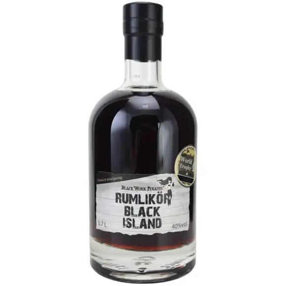Black Work Pirates Rumlikör Black Island