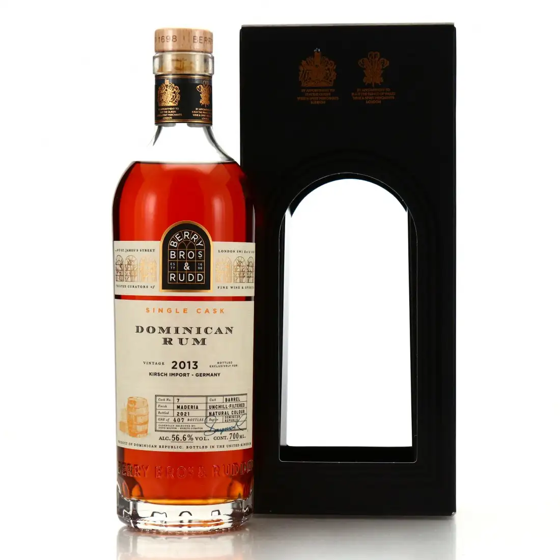 Berry Bros & Rudd Dominican Rum (Kirsch Whisky) 2013