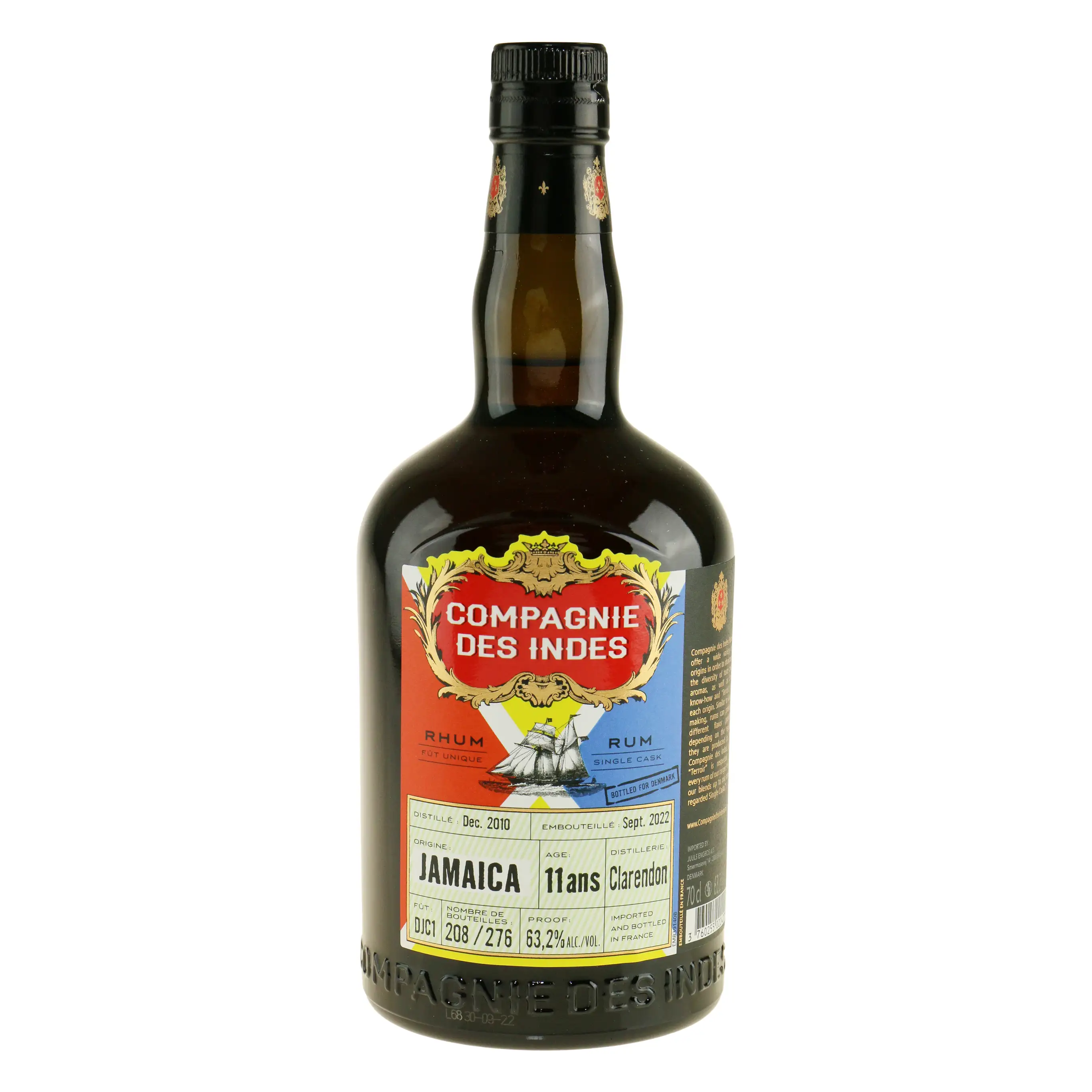 CDI Clarendon Jamaica (Bottled for Denmark) 2010