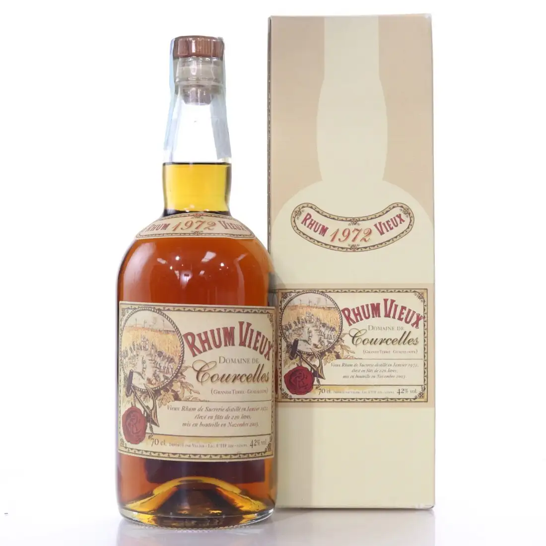 Velier Domaine de Courcelles Rhum Vieux 1972