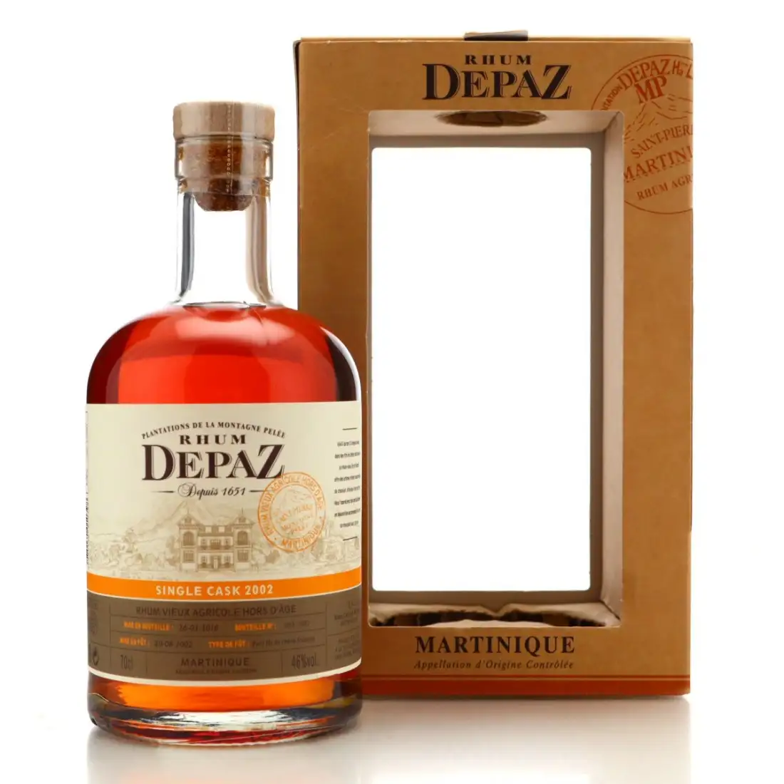 V&B Depaz Single Cask 2002
