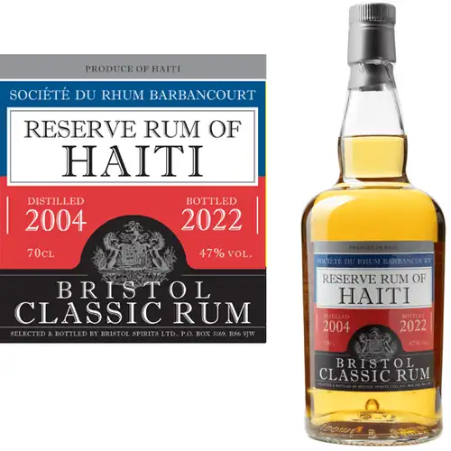 Bristol Barbancourt Reserve Rum of Haiti 2004