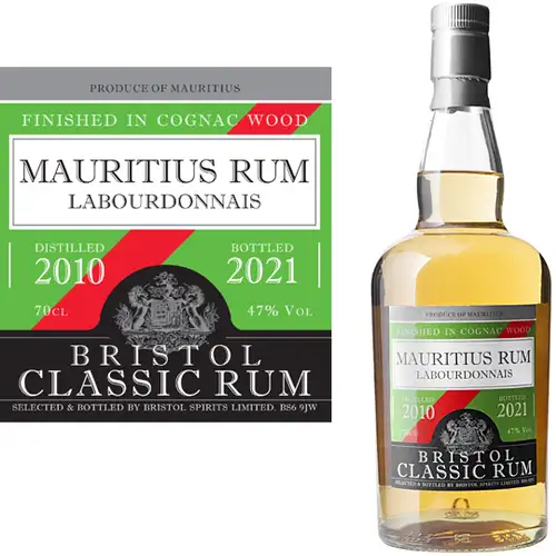 Bristol Labourdonnais Mauritius Rum 2010