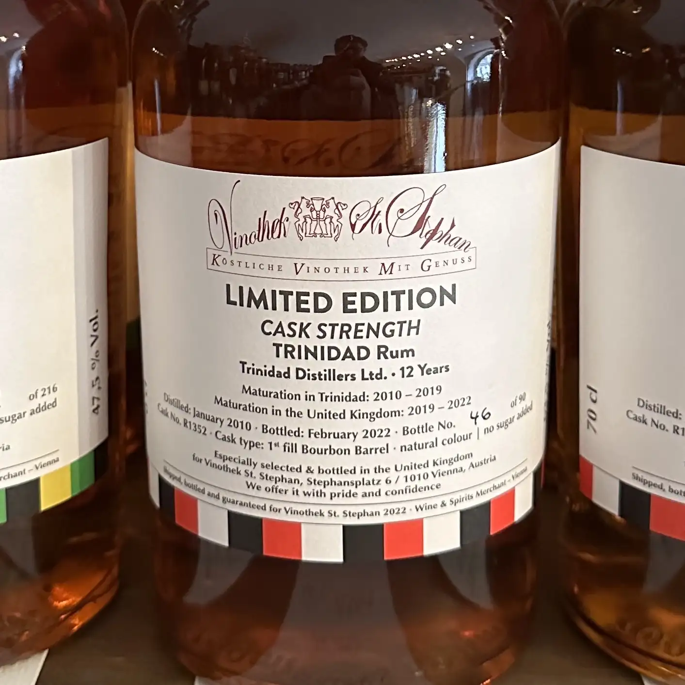 Vinothek St. Stephan T.D.L Cask Strength Füllung 2010