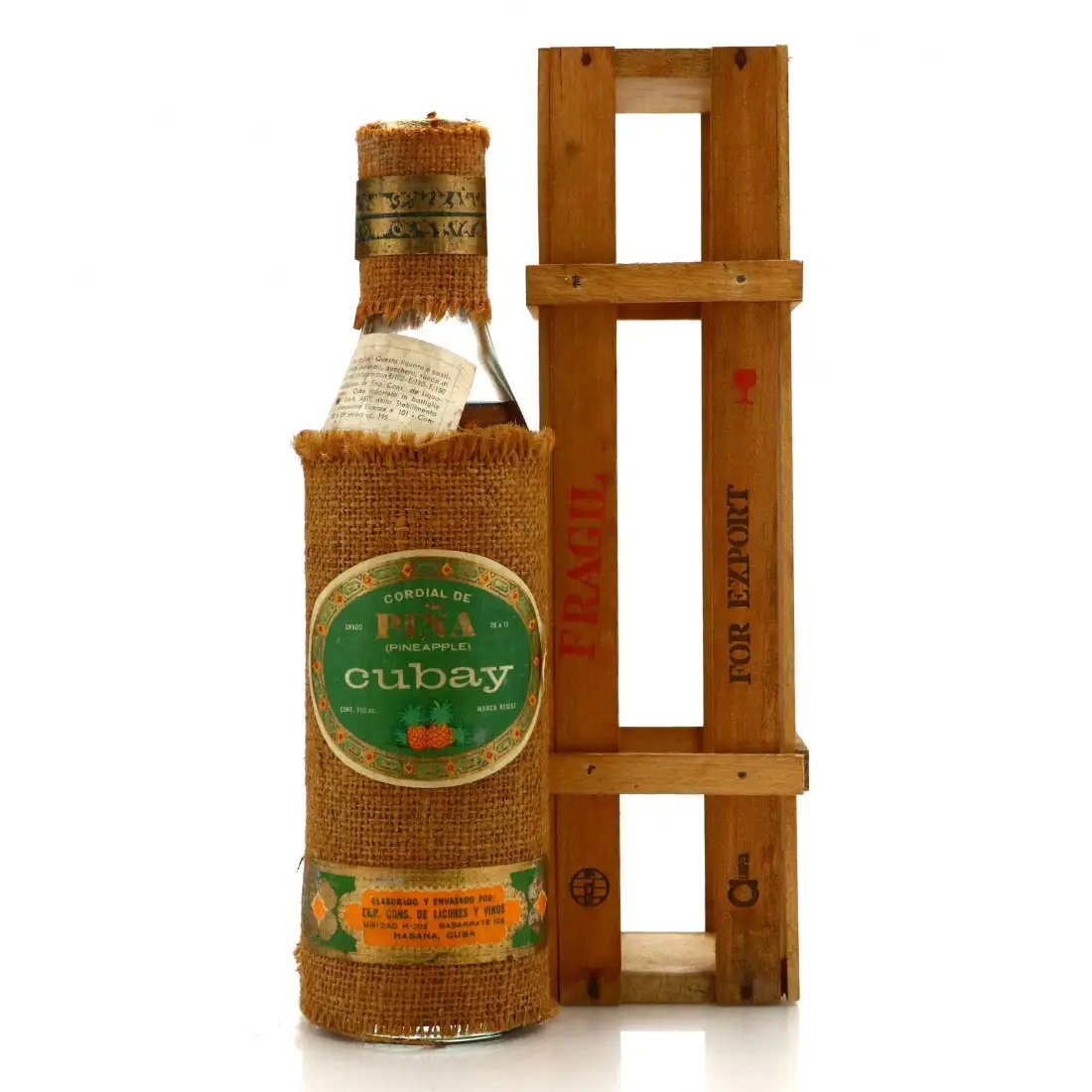 Cuba Ron S.A. Ron Cubay Pina Licor (Pineapple)