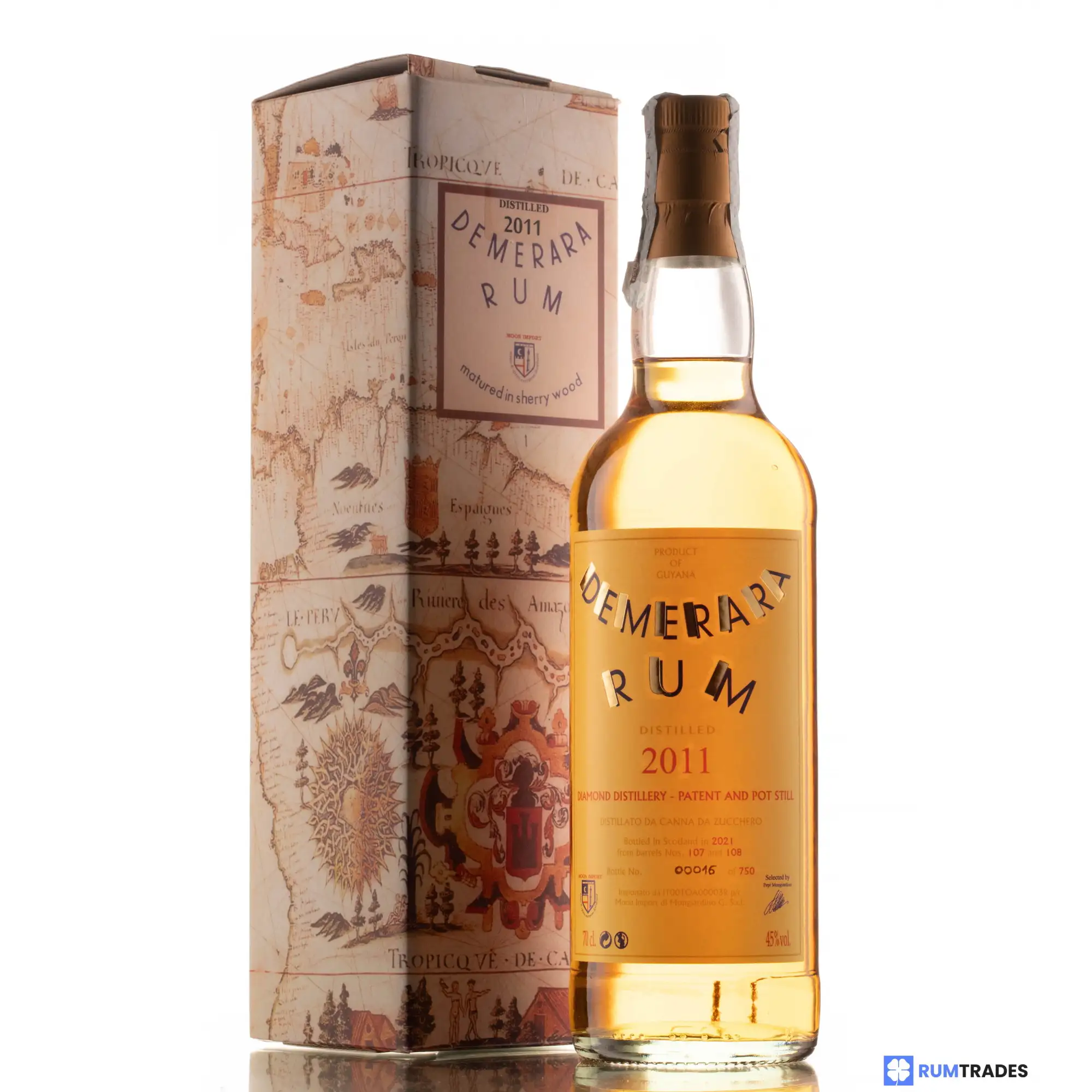 Moon Import Diamond Demerara Rum 2011