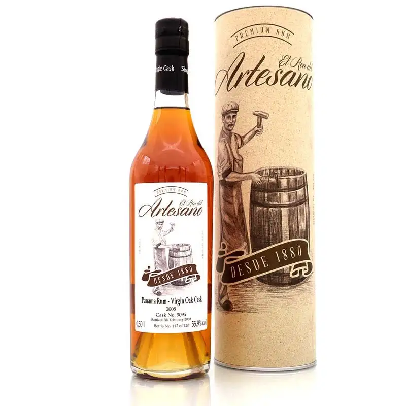 El Ron del Artesano Panama Rum - Virgin Oak Cask 2008
