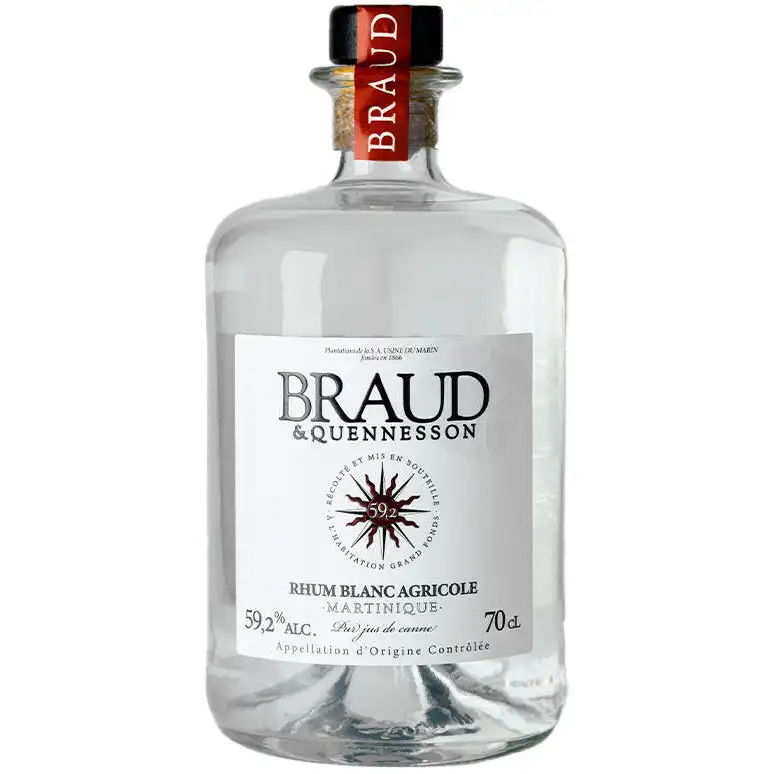 S.A USINE DU MARIN Braud & Quennesson Rhum Blanc Agricole 2022