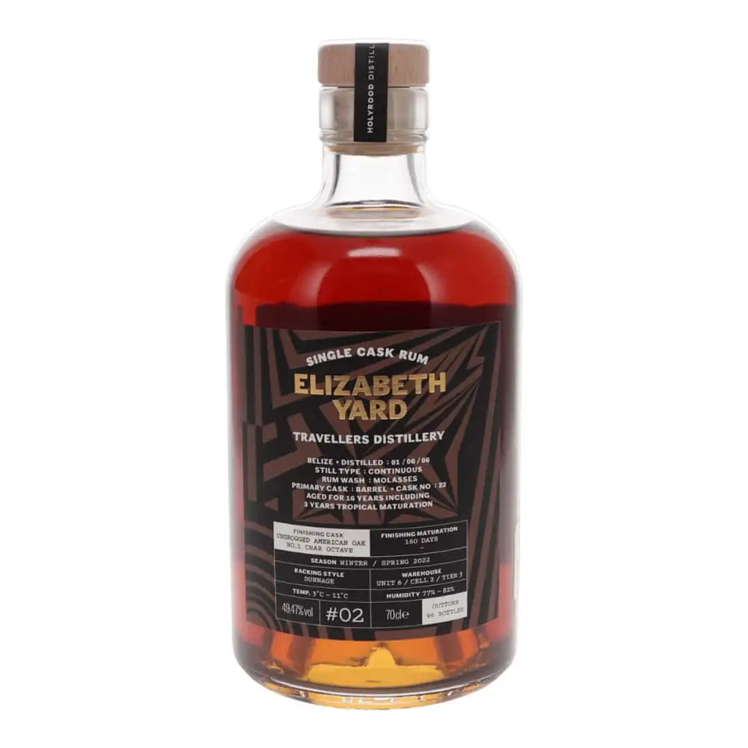 Elizabeth Yard Travellers Single Cask Rum 2006