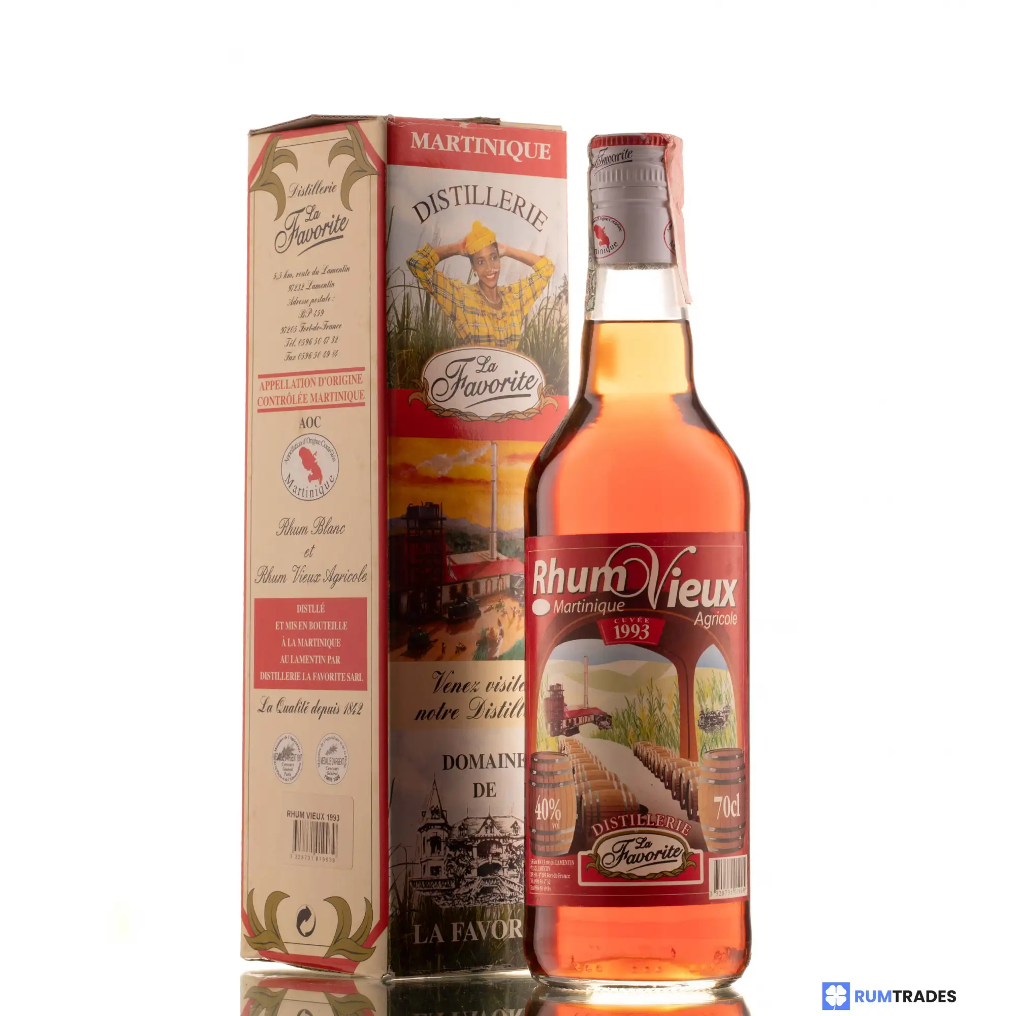 La Favorite Rhum Vieux Agricole Cuvée 1993