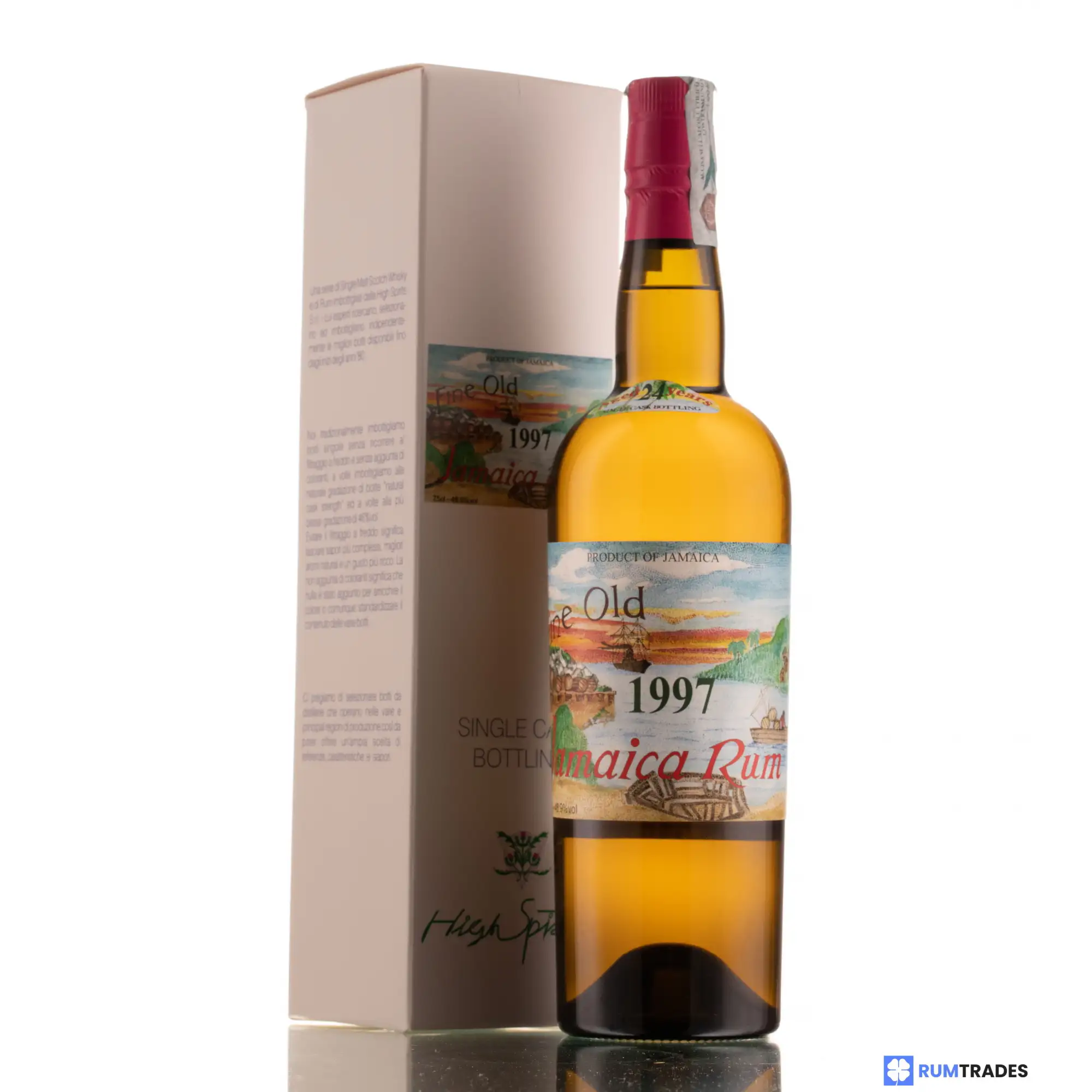 High Spirits Collection Clarendon Fine Old Jamaica Rum 1997