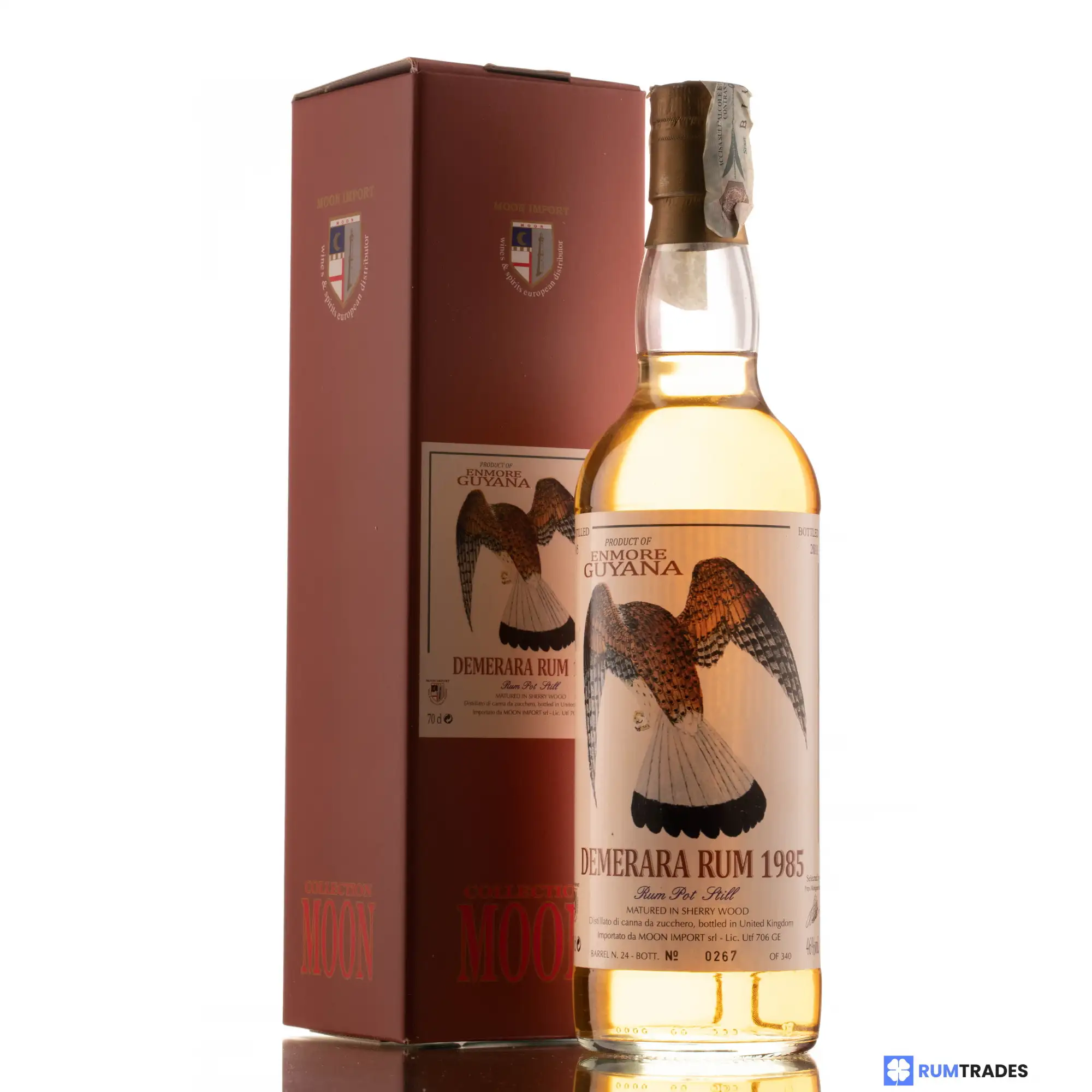Moon Import Enmore (Versailles) Demerara Rum 1985