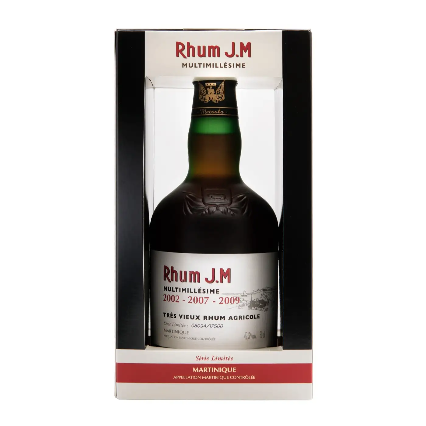 Rhum J.M Multimillésime 2002 2007 2009