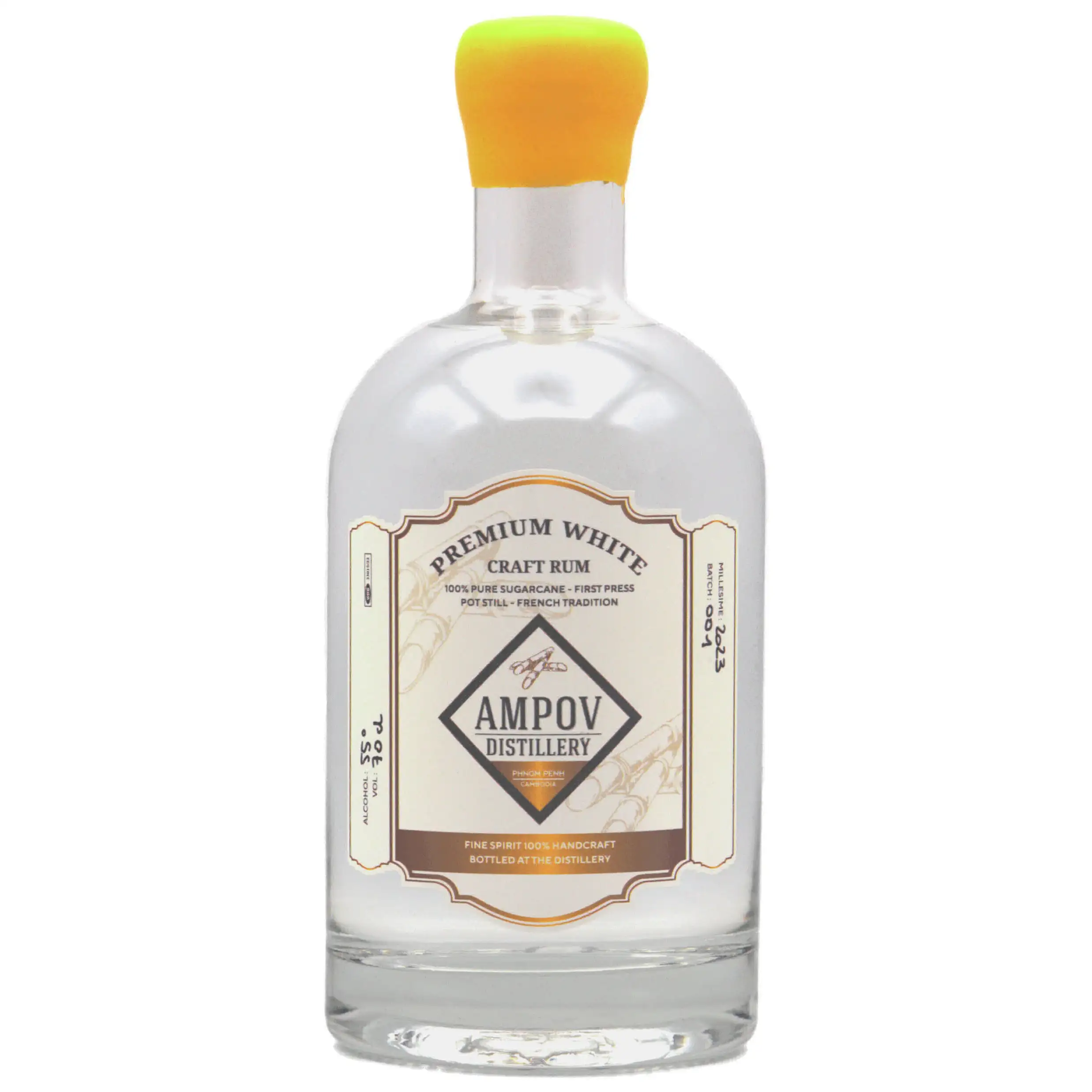 Ampov Distillery Premium White Craft Rum 2023