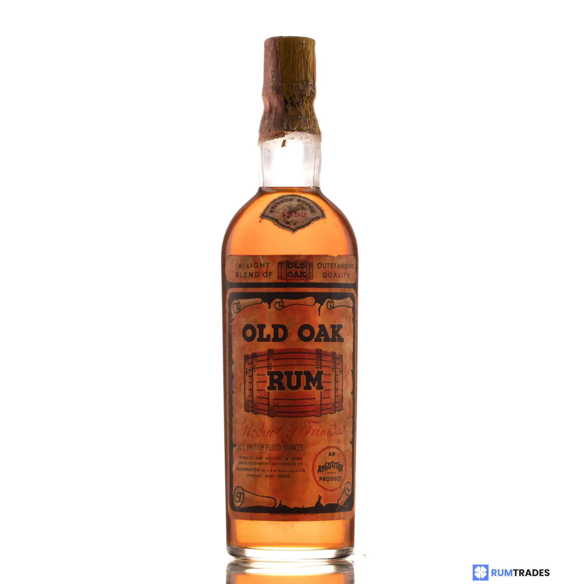 T.D.L Angostura Old Oak Rum 1959