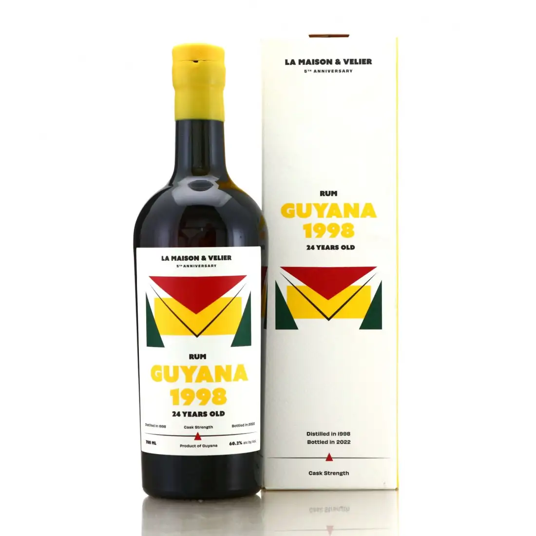La Maison & Velier Port Mourant Rum Guyana (Flag Series) 1998