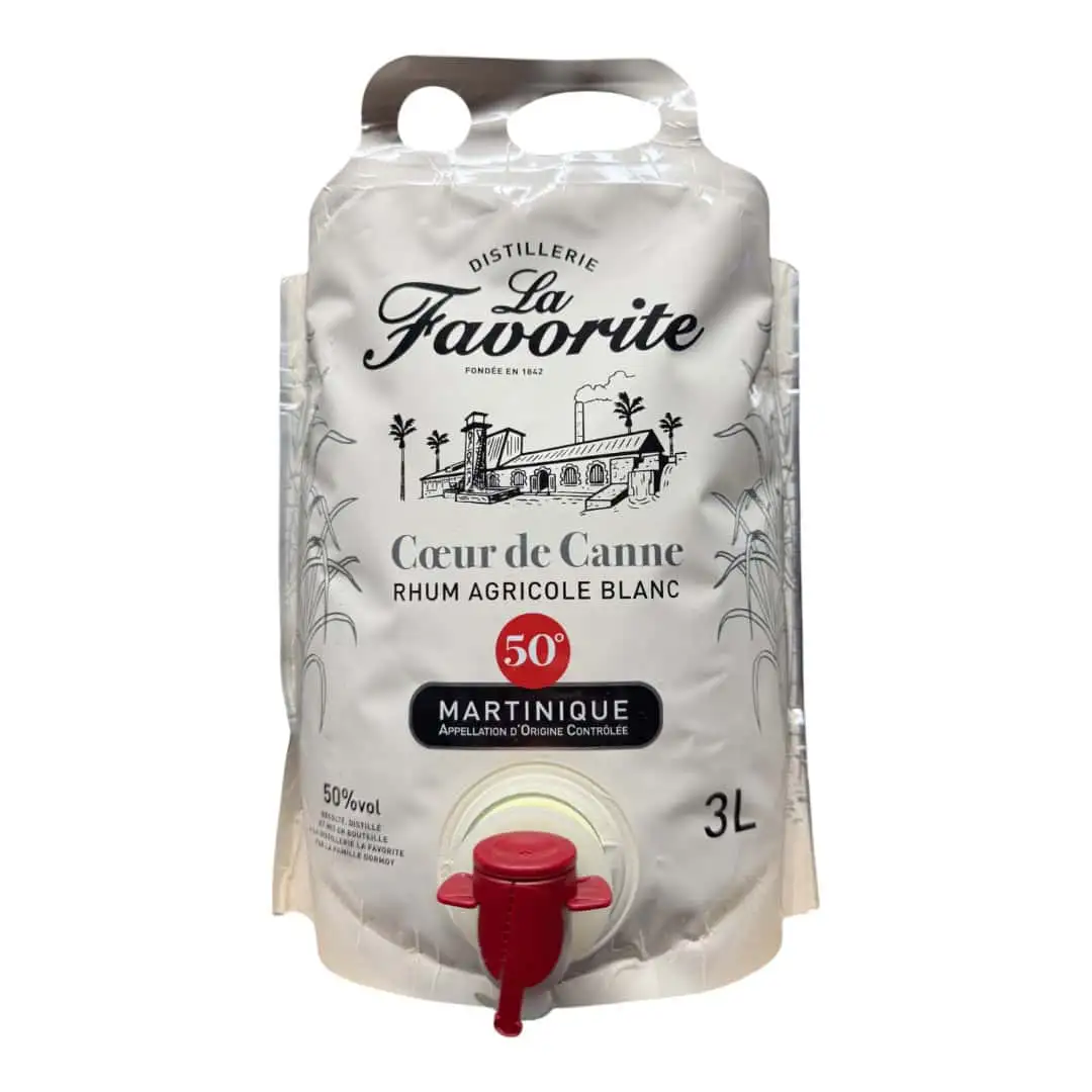 La Favorite Rhum Agricole Blanc (Coeur de Canne)
