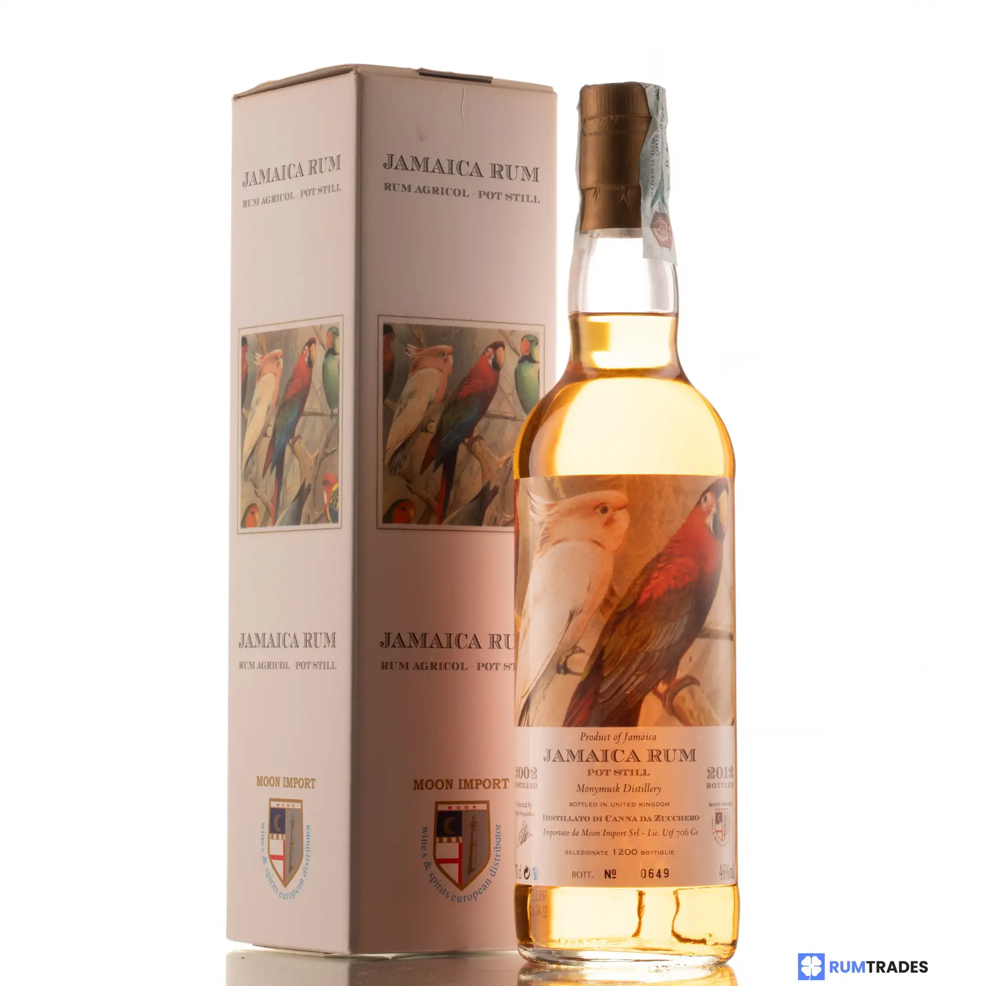 Moon Import Clarendon Jamaica Rum 2002