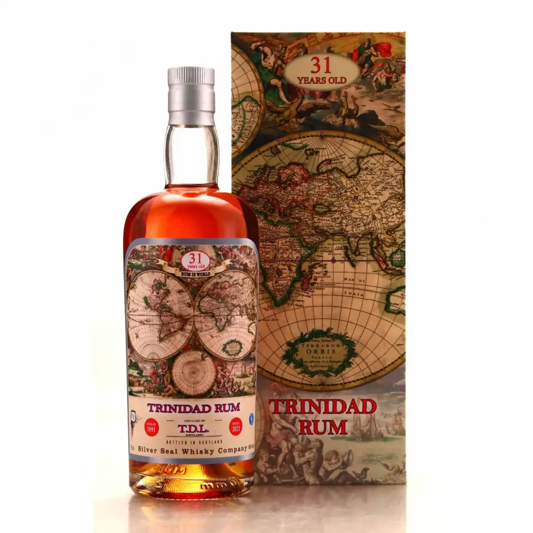 Silver Seal T.D.L Trinidad Rum 1991