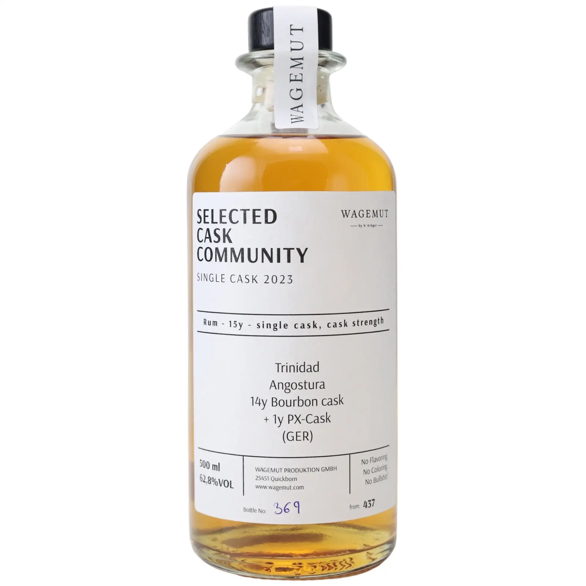 N. Kröger T.D.L Wagemut Angostura Single Cask Community Edition 2023 2007
