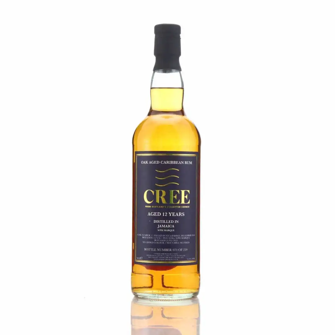 Whiskybroker Worthy Park Cree (Oak Aged Caribbean Rum) WPH 2010