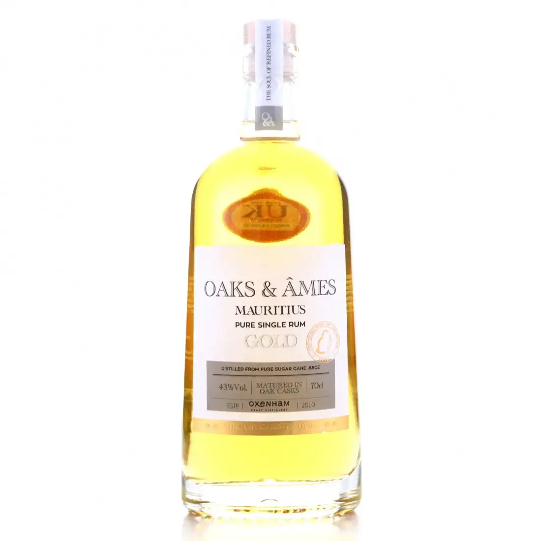 Oxenham Craft Distillery Oaks & Âmes Gold Rum