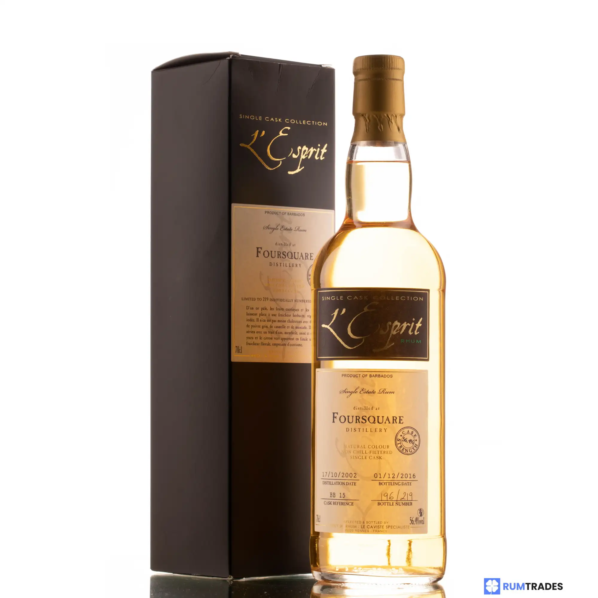 Whisky & Rhum Foursquare L‘Esprit 2002
