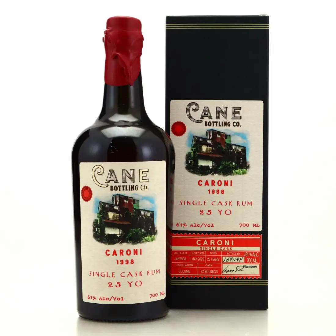 Cane Rum Bottling Company Caroni Single Cask Rum 1998
