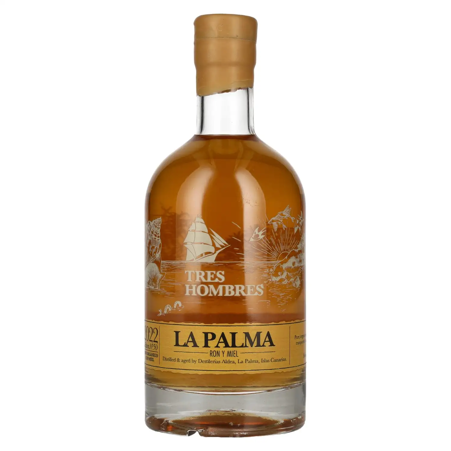 Tres Hombres Ron Aldea Ed. 50 Ron y Miel La Palma 2022
