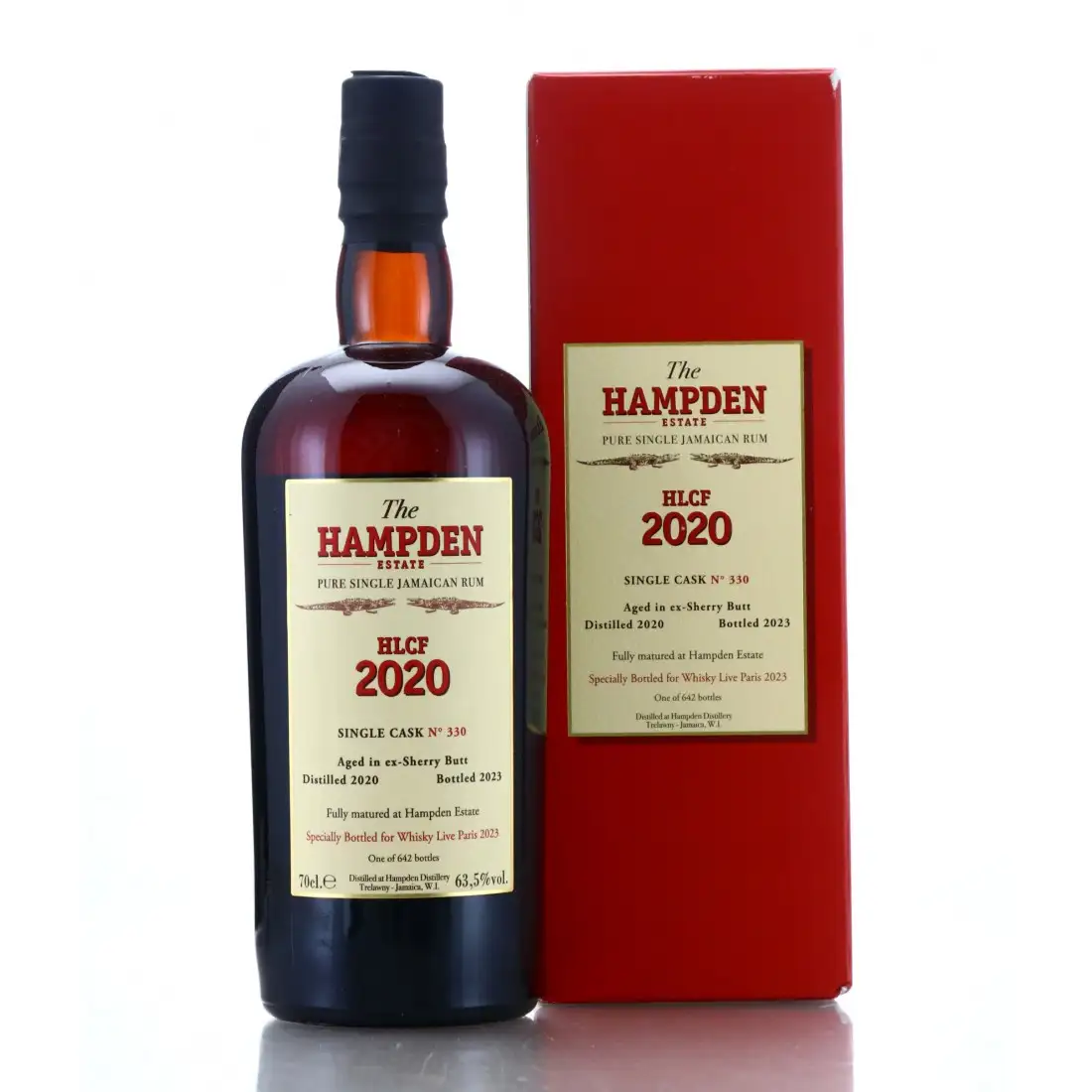 Velier Hampden Specially Bottled for Whisky Live Paris 2023 HLCF 2020
