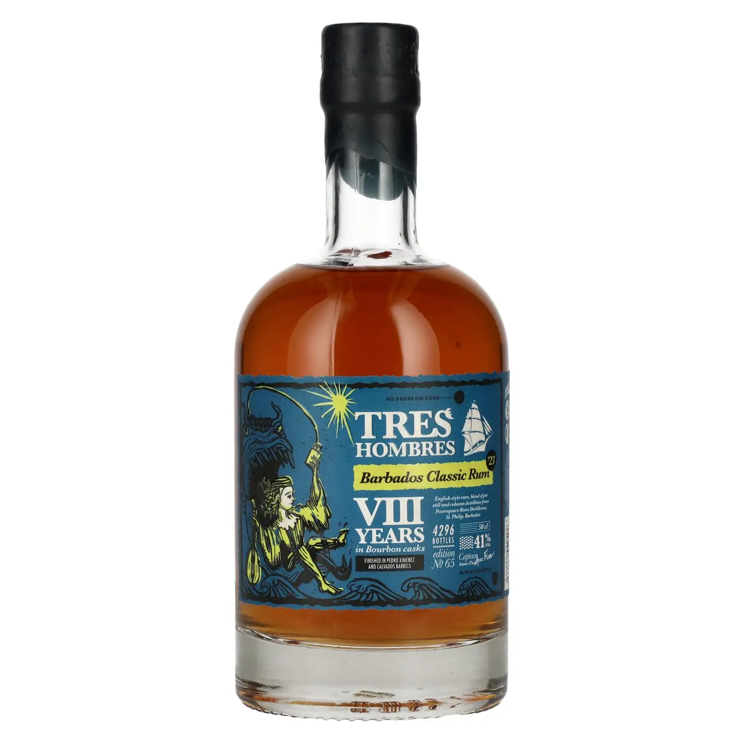 Tres Hombres Foursquare Ed. 65 Barbados Classic Rum ‘23 2015