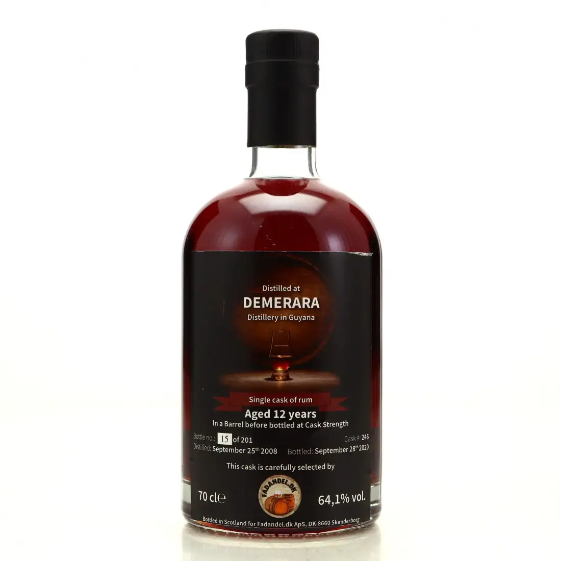 Fadandel.dk Distilled at DEMERARA Distillery in Guyana 2008