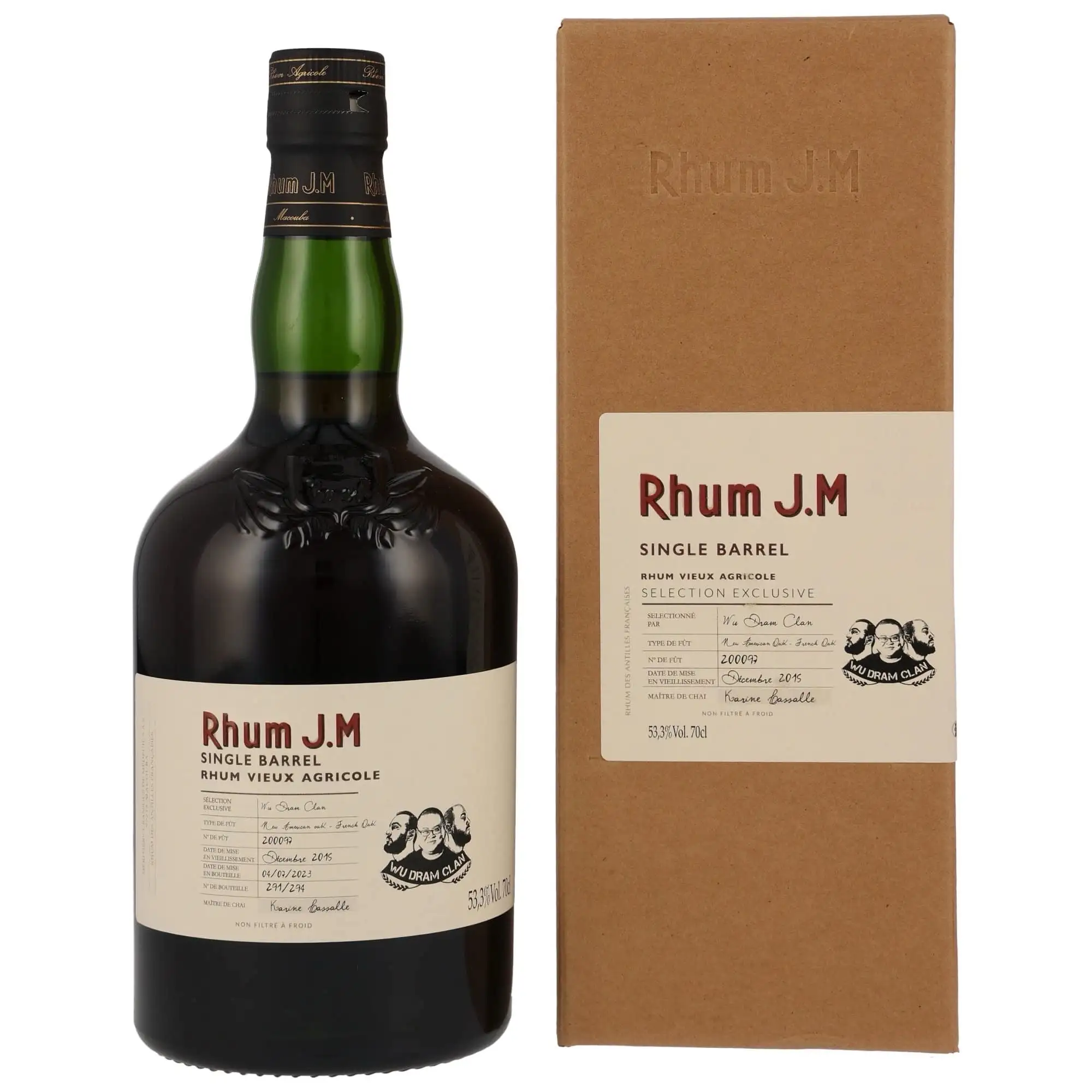 Wu Dram Clan Rhum J.M Brut de Fût 2015
