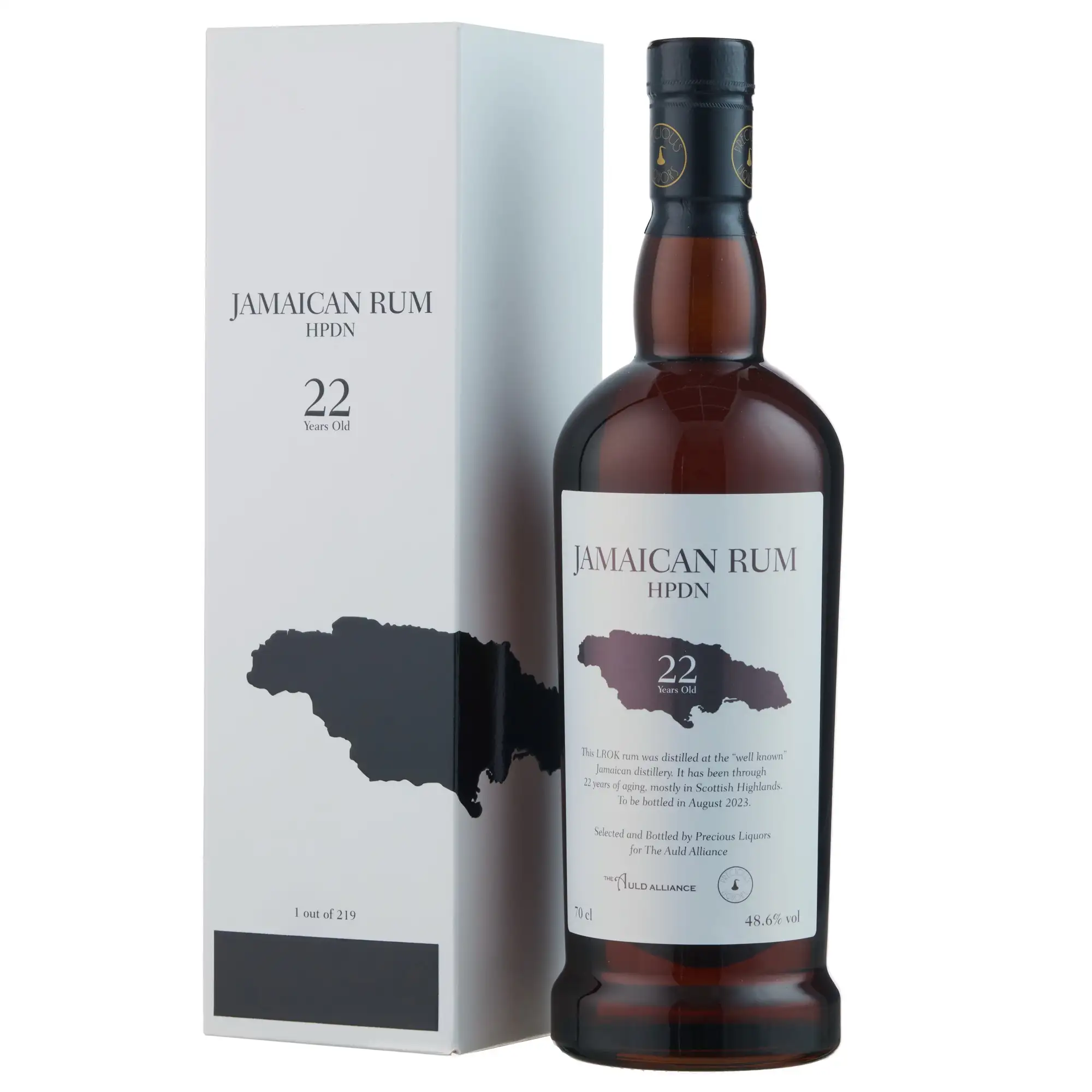 Precious Liquors Hampden Jamaican Rum (Bottled for the Auld Alliance) LROK 2000
