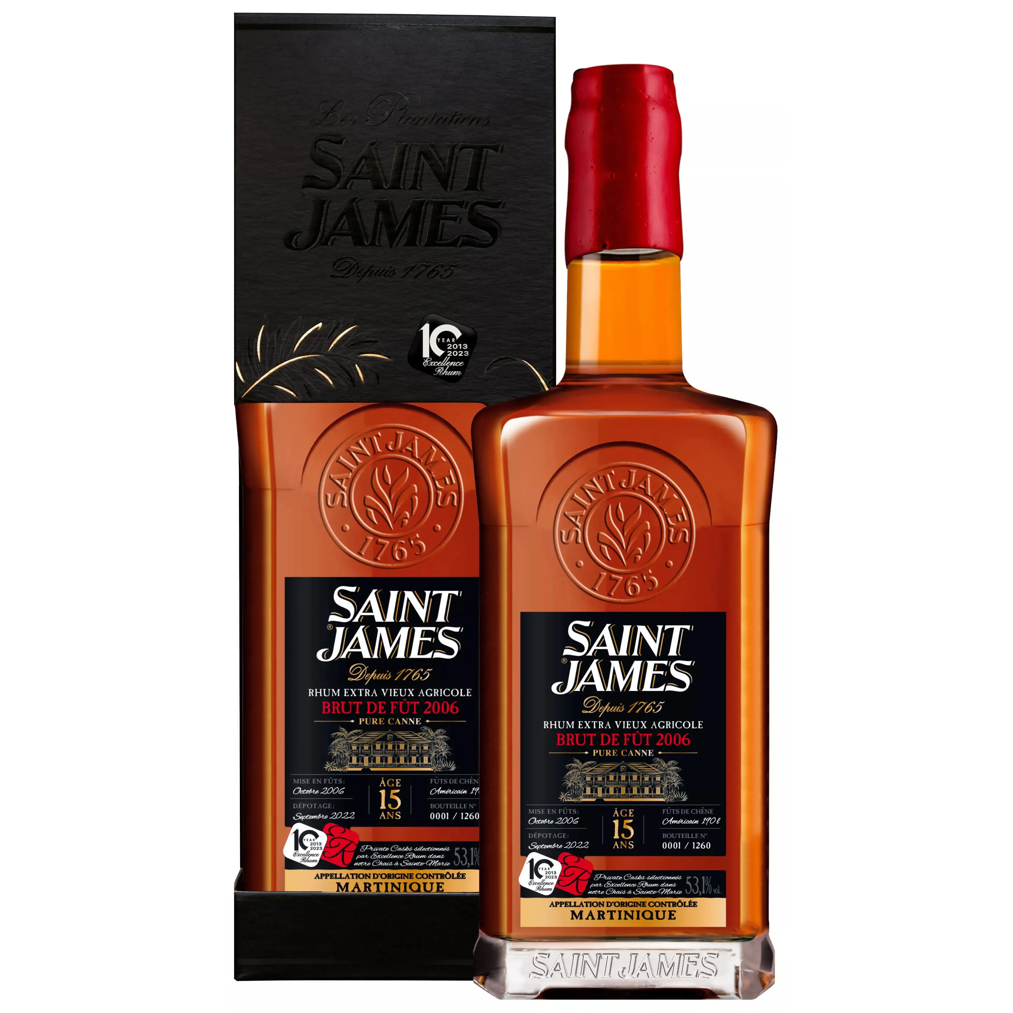 Excellence Rhum Saint James Brut de Fût (Excellence Rhum’s 10th Anniversary) 2006