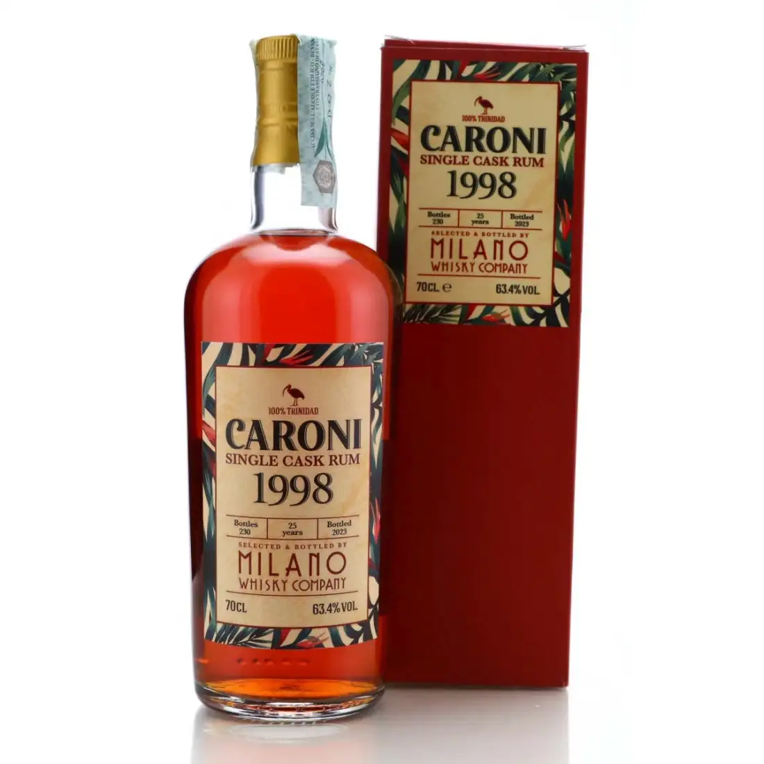 Milano Whisky Company Caroni Single Cask Rum 1998