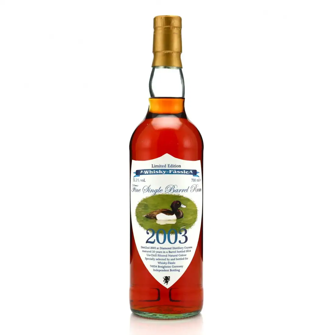 Whisky-Fässle Diamond Demerara Rum 2003