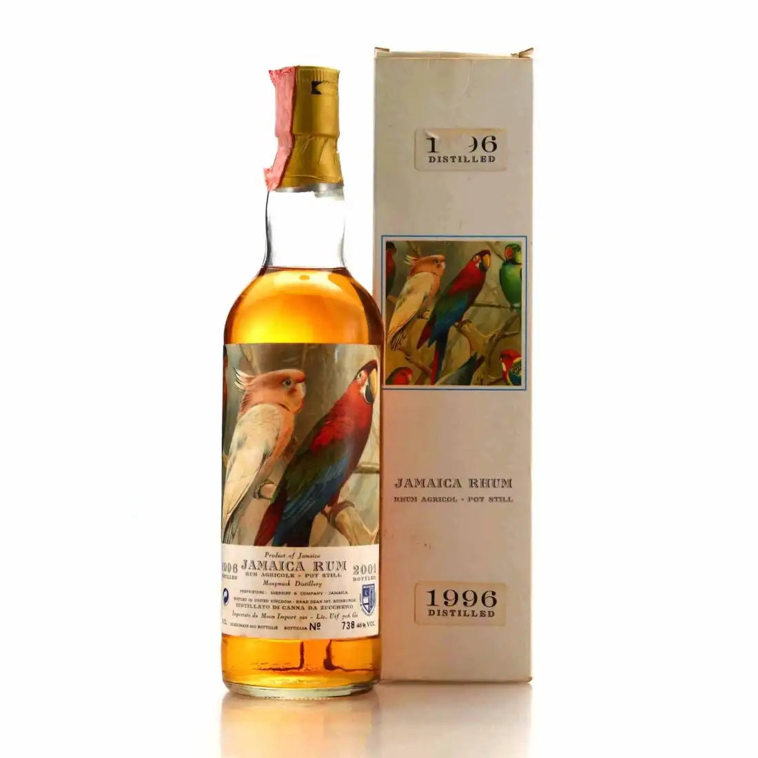 Moon Import Clarendon Jamaica Rum 1996