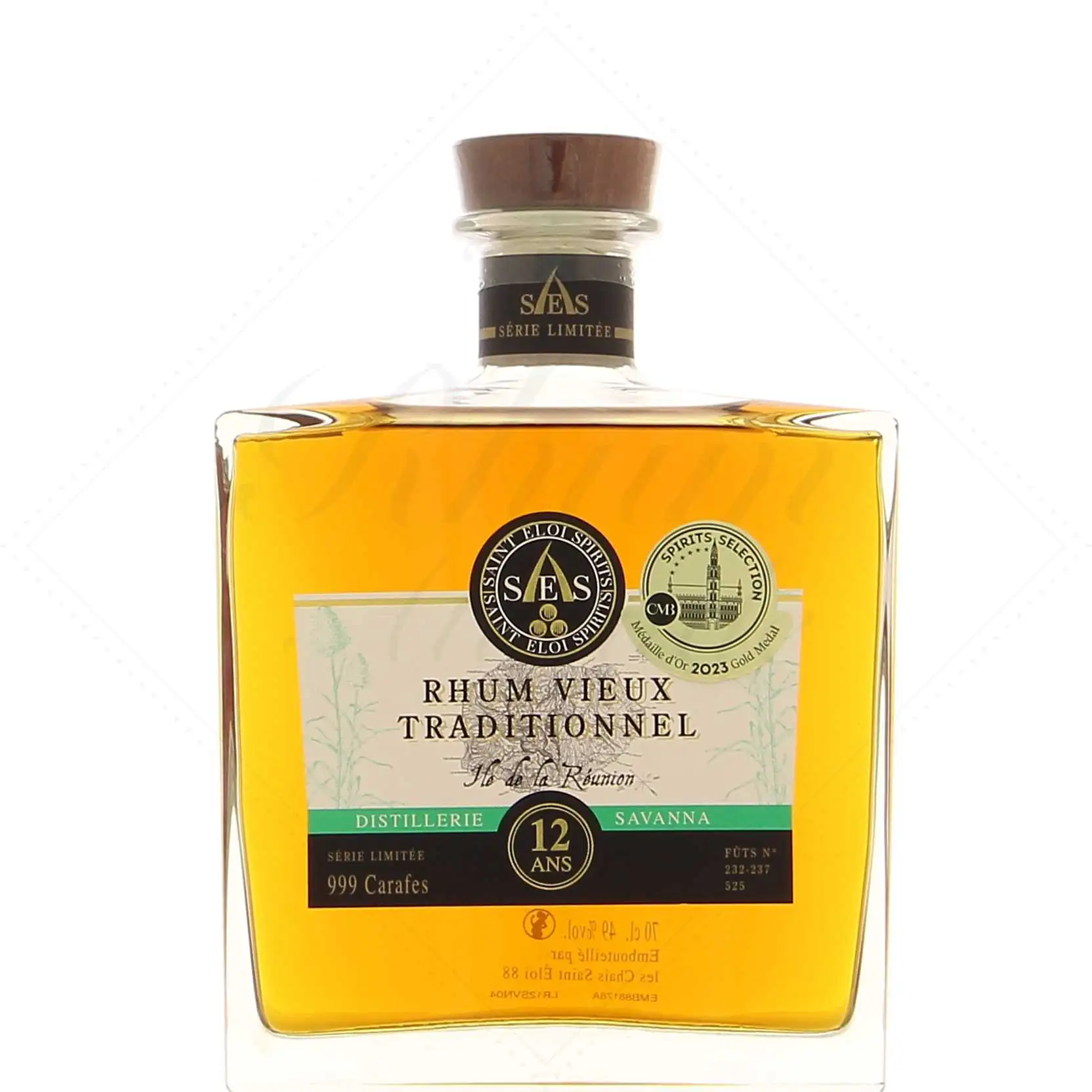 Saint Eloi Spirits Savanna Rhum Vieux Traditionnel (Les Chais Saint Éloi 88) 2011