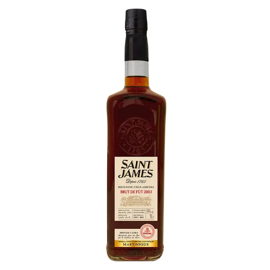 La Confrérie du Rhum Saint James Brut de fût 2003