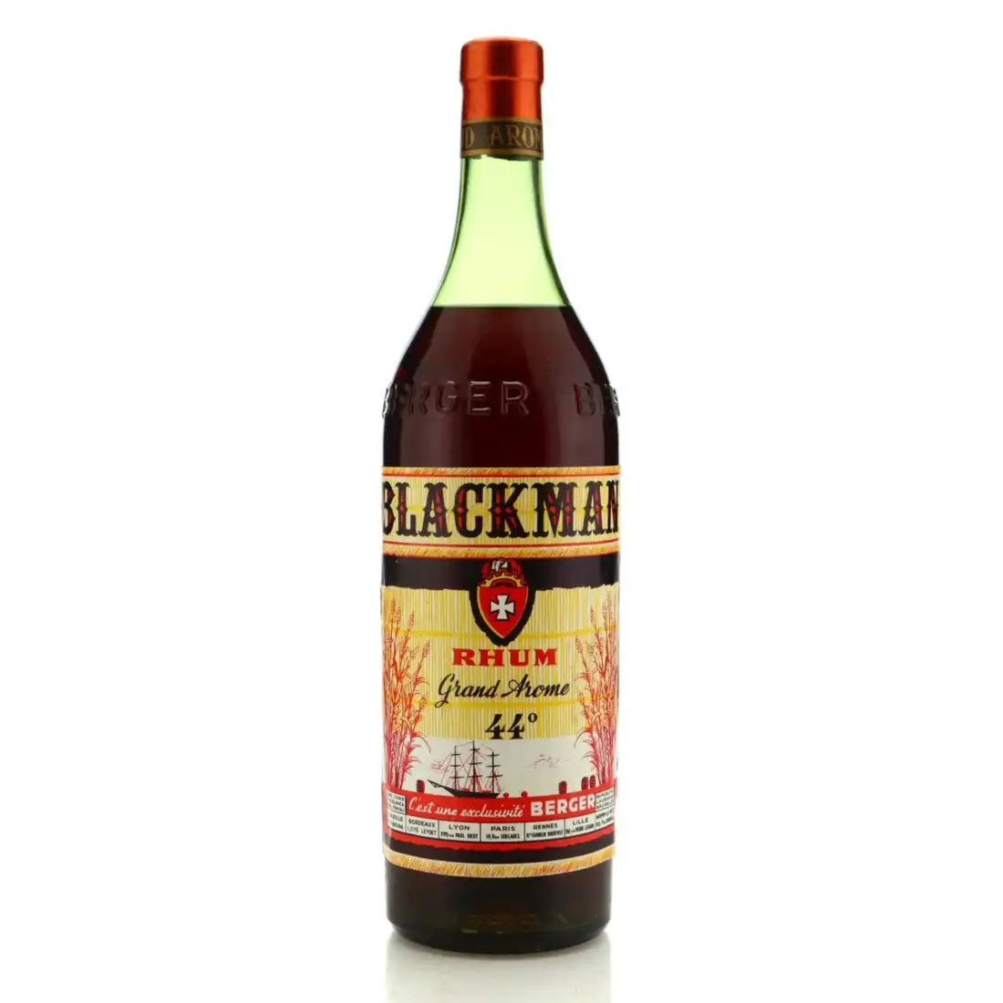 Berger BLACKMAN Rhum Grand Arome 1970