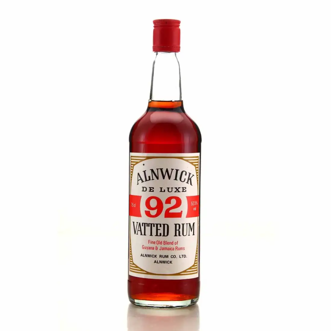 Alnwick Rum De Luxe 92 Vatted Rum 1980s