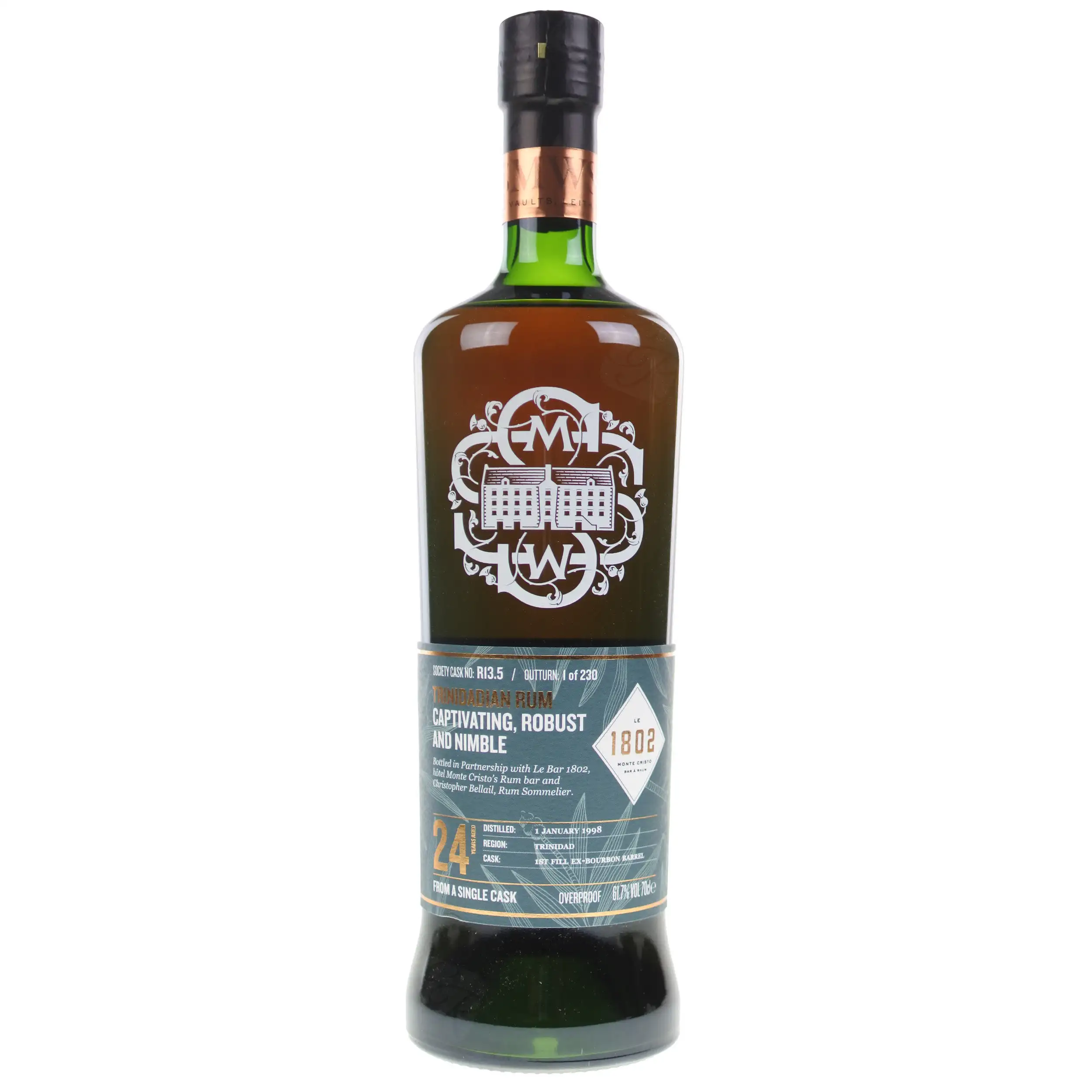 SMWS Caroni R13.5 Captivating, Robust and Nimble (Bar 1802) 1998