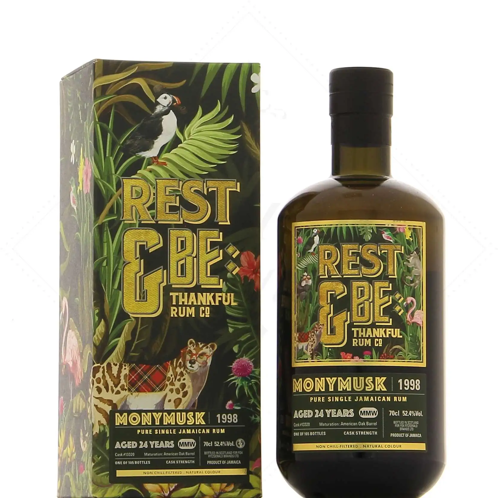 Rest & Be Thankful Clarendon Pure Single Jamaican Rum MMW 1998