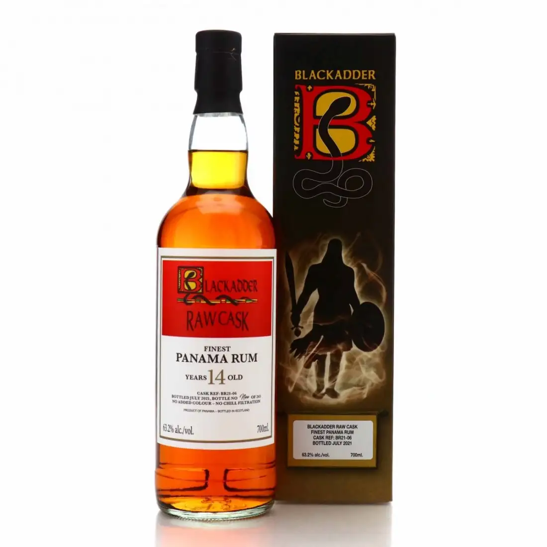 Blackadder Raw Cask Rum Finest Panama Rum 2007