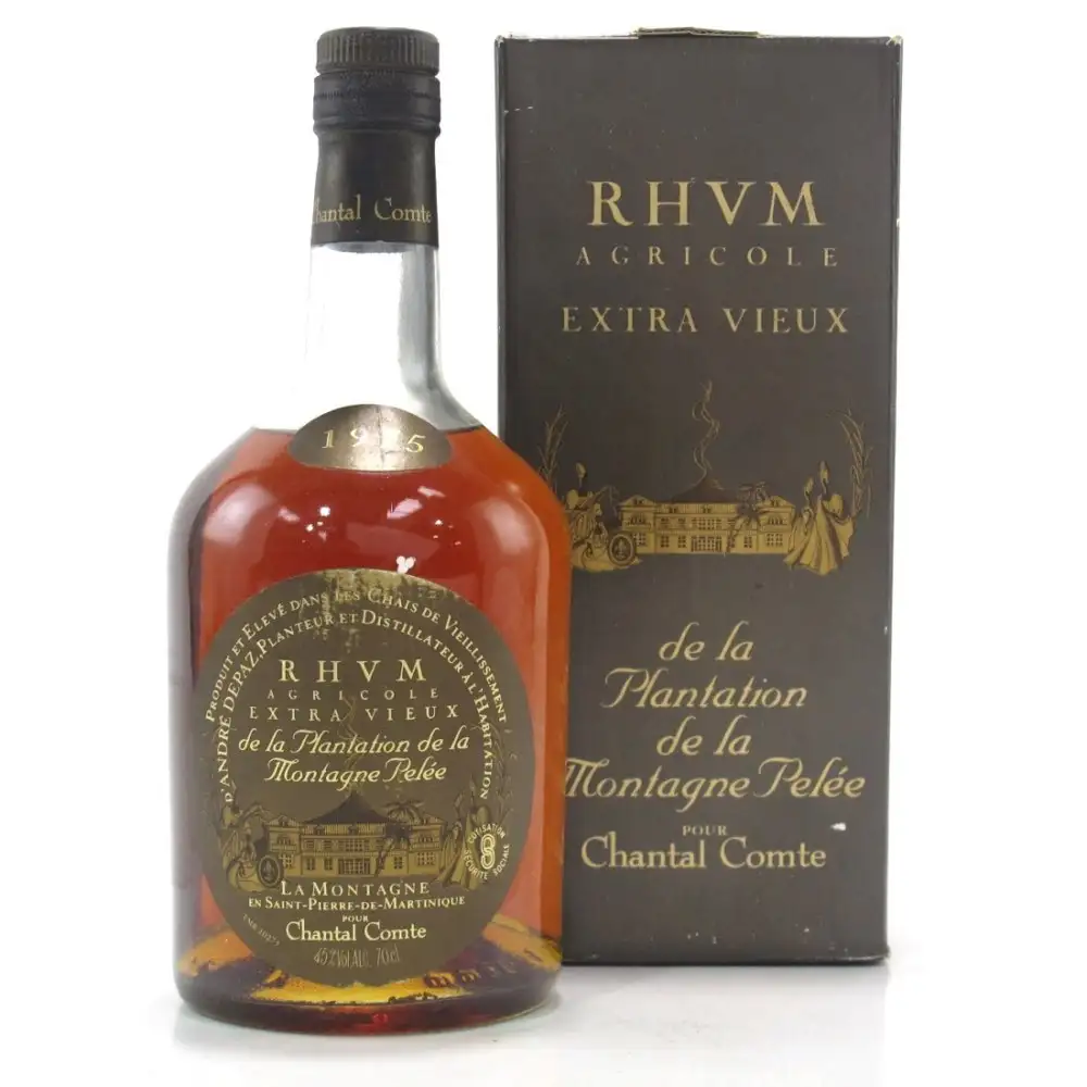 Rhum Chantal Comte Depaz Rum Agricole Extra Vieux 1975